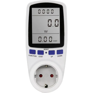 Dijital Wattmetre Enerji Tüketim Sarfiyat Ölçer - 230V 16A