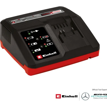 Einhell Orijinal Şarj Cihazı Power X-Fastcharger 4A Power X-Change (18 V, akü takibi, akıllı şarj