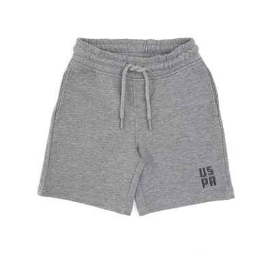 U.s. Polo Assn. Erkek Çocuk Antrasit Melanj Şort (Örme)