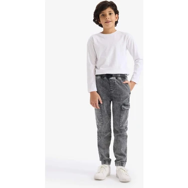DeFacto Jogger Fit Jean Pantolon Erkek Çocuk