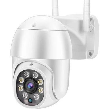 Lisa Butik 360° Kablosuz Wifi Smart Ip Kamera, 1080P Hd 2 Mp Gece Görüşlü Hareketli Dış Mekan