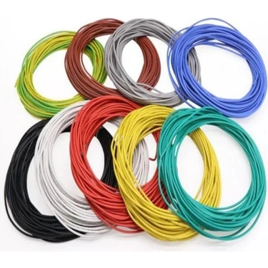 Voltaj Çok Damarlı Montaj Kablosu 24AWG Siyah