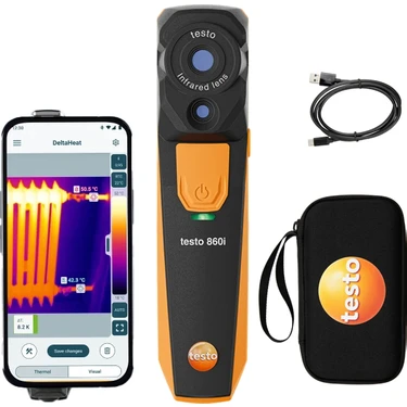 Testo 860I Akıllı Telefonlar Için Kablosuz Termal