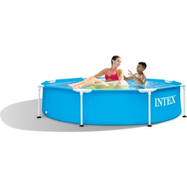 Depomiks 28205 Intex Kolay Kurulumlu Yuvarlak Prefabrik Havuz (244X51