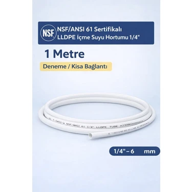 Reobox Su Arıtma Hortumu 1/4” – Nsf/ansı 61 Sertifikalı Lldpe Içme Suyu Hortumu 1