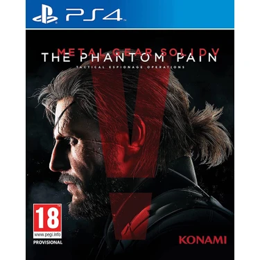 Metal Gear Solid V The Phantom Pain Ikinci El Ps4