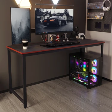 Oyuncu Masası - Bilgisayar Masası - Gamer Masası - Gaming Masa 60X160