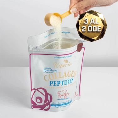 Kiperin %100 Saf ve Doğal Yüksek Biyoaktif Çift Hidrolize Kolajen Peptitler Içeren Diyet Takviyesi