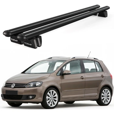 Today Auto Pençe Volkswagen Golf Plus (2005-2009) Uyumlu Siyah Ara Atkı Port Bagaj Tavan