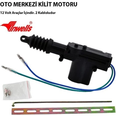 Nettedarikcisi Merkezi Kapı Kilit Motoru 2 Kablolu