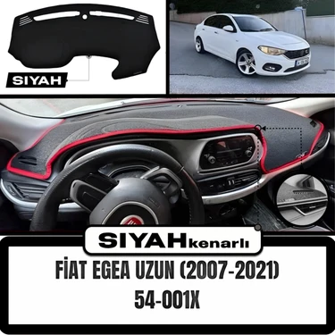 A3D Torpido Koruma Fiat Egea Tabletsiz Model Siyah Torpido Koruma