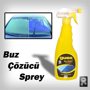 Guex Donmaya Karşı Cam Buz Çözücü Temizleyici Sprey (Alman Patentli) 500