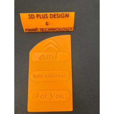 3D PLUS DESIGN Citroen Ami UYUMLU Sol Ayak