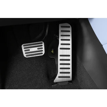 Bir Aksesuar Al Byd Seal U Dmı - Ev / Tang  Uyumlu Fırçalanmış Alüminyum & Kauçuk Pedal Seti (2