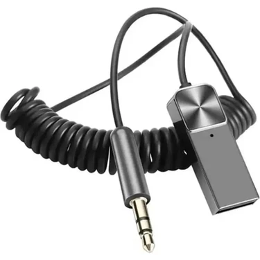 USB Aux Wireless Bluetooth Araç Kiti Bluetooth 5.1 Stereo Ses Alıcısı Aux 3.5 mm Bluetooth