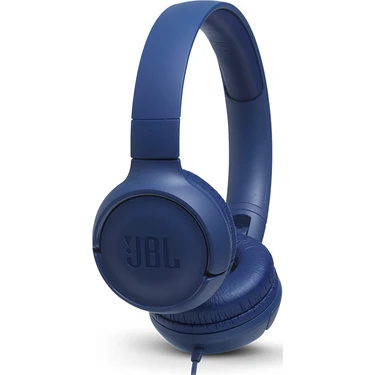 JBL T500 Mikrofonlu Kablolu Kulaküstü Mavi