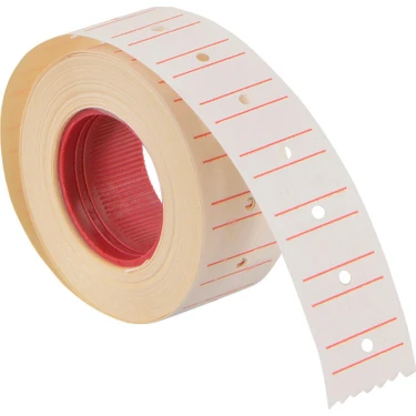 Tanex Çizgili Beyaz Etiket 800 Adet 12x21 mm Unisex Kullanıma