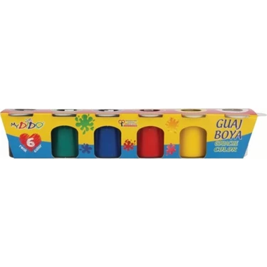 Südor MyDido Guaj Boyası 6'lı Set 6 Renk x 22 ml Renkli Sanat