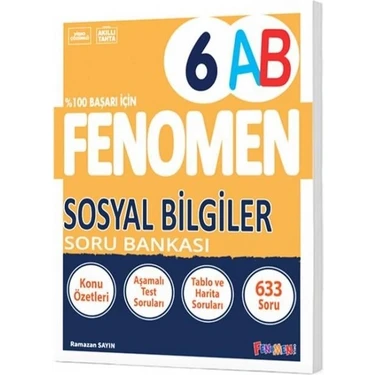 Kurmay Yayınları Fenomen Yayıncılık 6. Sınıf Sosyal Bilgiler A-B Soru