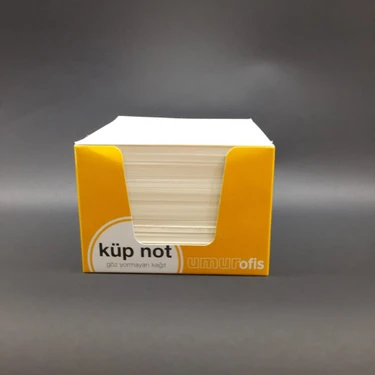 Umur Küp Not Kağıdı 550 Yaprak Krem Renk 8,5 cm x 8,5 cm Göz Yormayan Düz