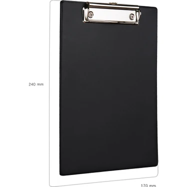 2K A5 Küçük Boy Pvc Kapaksız Sekreterlik Siyah Lütfen Dikkat Sadece A5 Evraklar İçin