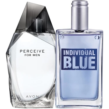 Avon Perceive Erkek Parfüm 100 Ml. ve Individual Blue Erkek Parfüm 75 Ml. İkili