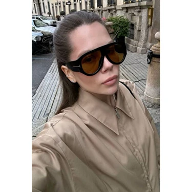 Macerati Bapy Forld Vintage Siyah Turuncu Nude Unisex Güneş