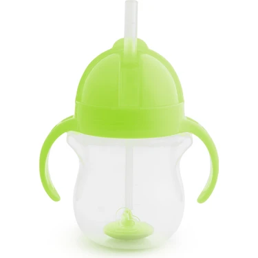 Munchkin Tıklama Kilitli Uçlu Pipetli Alıştırma Bardağı, 6AY+, 207ML, Yeşil, 1
