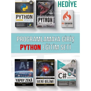 Dikeyeksen Programlamaya Giriş Python Eğitim Seti (5+1