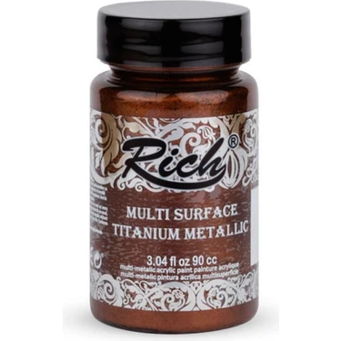 Rich Multi Surface Titanyum Metalik Akrilik Boya 90