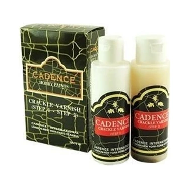 Cadence Resim Çatlatma Vernik Seti 70 ml Sanatsal Çalışmalar İçin Özel
