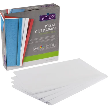 Lamiess 18 mm Isısal Cilt Kapağı Beyaz 50