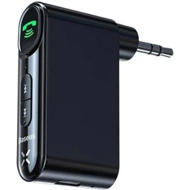 Baseus 145MAH Şarjlı Bluetooth Araç Kiti, Araç Radyosuna Ses ve Müzik Aktaran Bluetooth