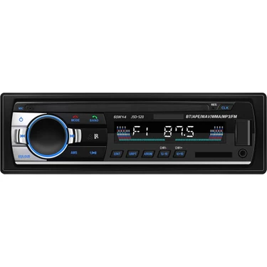 Exvol Oto Teyp Exw-21 4*60W Bluetooth SD Aux Çift USB'li Amfi Çıkışı ile Gelişmiş Medya