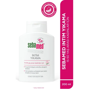 Sebamed İntim Yıkama Jeli - Hassas Ciltler için ph 3.8 Dış Genital Bölge Temizleyici İntim Bakım