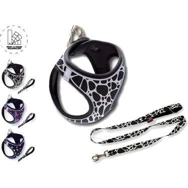 Mita Air Mesh 2'li Bundle Set Kedi Köpek Göğüs Tasması + Köpek Gezdirme