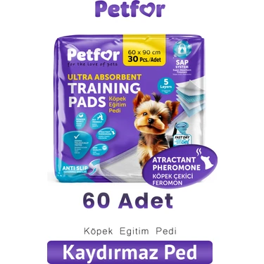 Petfor Köpek Eğitim Pedi 60X90 60 Adet Kaydırmaz