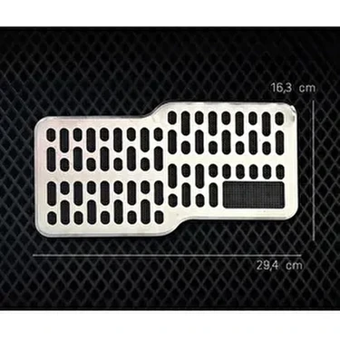 Belirtilmemiş Budeku Siyah Metal Topukluk Kauçuk Malzeme ile 29,4 cm x 16,3 cm Boyutunda Şık ve