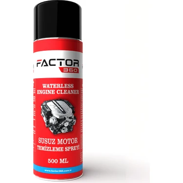 Factor360 Otomobil Araç Susuz Motor Temizleme Aerosol 500