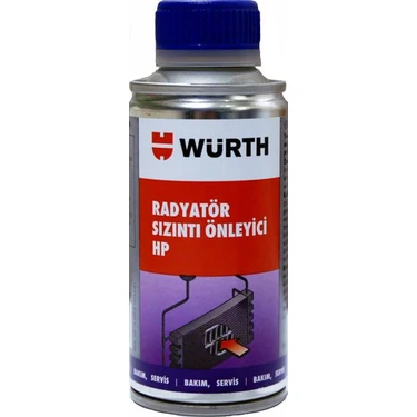 Würth Radyatör Sızıntı Önleyici 150 ml Kılcal Çatlak ve Buharlaşma Kaybına Karşı Tüm Araç