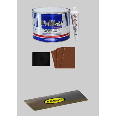 Polikor  Polyester (Çelik) Macun Seti 450