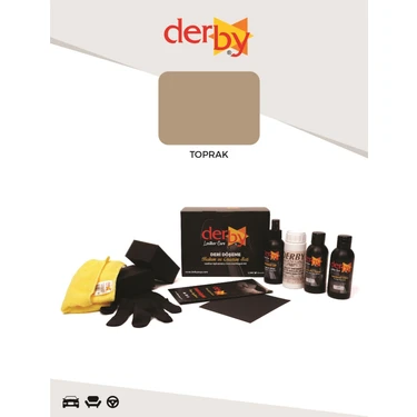 Derby Oto Torpido, Plastik, Trim ve Bakalit Aksam Boyama ve Yenileme Seti - 4'lü