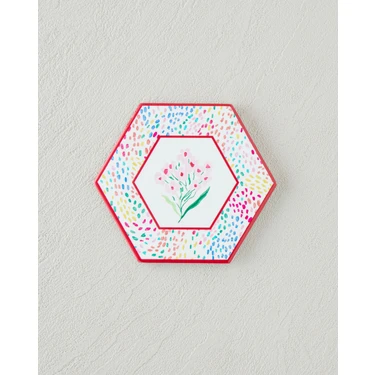 English Home Blossom Frame Seramik Bardak Altlığı 11 cm