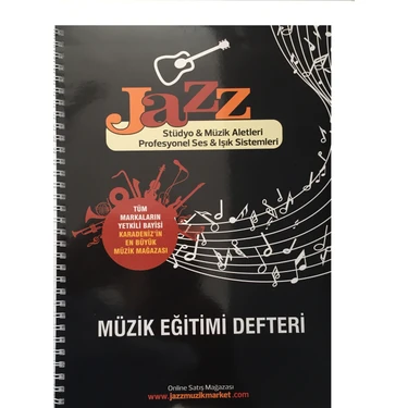 Jazz Solfej  Dersleri İçin Kalın Yapraklı Müzik