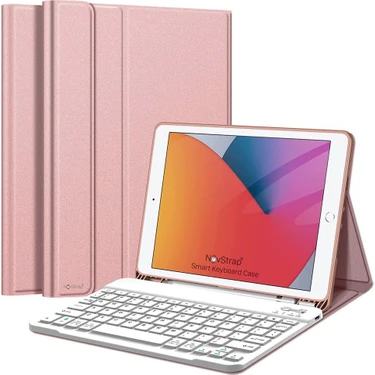 Turotto Samsung Galaxy Tab S7 / S8 / S9 / S9FE / S10FE / S10 Lite Bluetooth Klavyeli Kalem Bölmeli