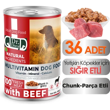 Dr. Diyor Sığır Etli Yetişkin Köpek Maması 36
