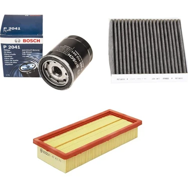 Bosch Filtre Bakım Seti Fiat Egea 1.4 Benzinli Hava Bosch 1457433317+ Yağ + Polen
