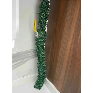 Tasarım Evi 7.5 Metre Tel Yaprak Doğalgaz Borusu Süsü Şerit Yapay Taç Sarmaşık Çiçek