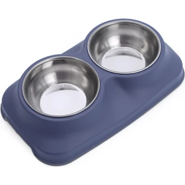 Bay Dursan Baydursan Mama Su Kabı Anti Bakteriyel, Kedi Köpek Yemek Kabı (Paslanmaz Çelik Kase)
