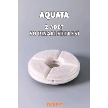 Dexpet Yedek Suluk Filtresi Otomatik Kedi Suluğu Yedek Filtresi ve Su Çeşmesi Pınarı Filtresi 2